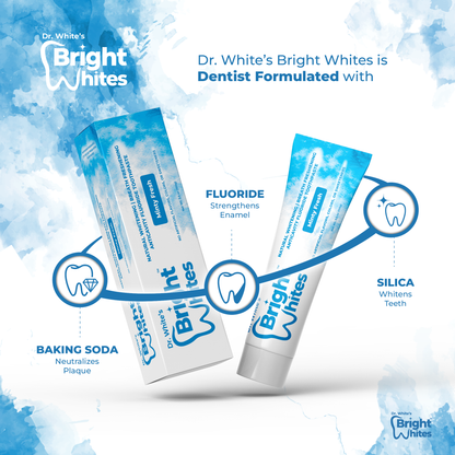 🌿 Dr. White's Bright Whites Minty Fresh Anticavity Fluoride Toothpaste