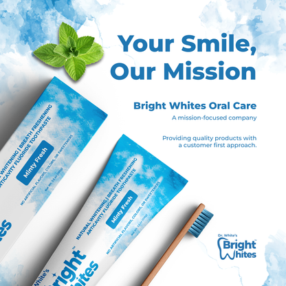 🌿 Dr. White's Bright Whites Minty Fresh Anticavity Fluoride Toothpaste