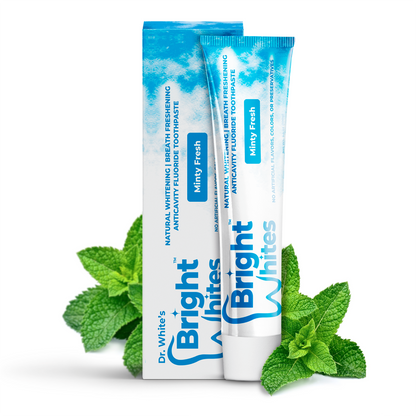 🌿 Dr. White's Bright Whites Minty Fresh Anticavity Fluoride Toothpaste